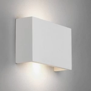 Image of LED 1 Light Large Wall Light Plaster
