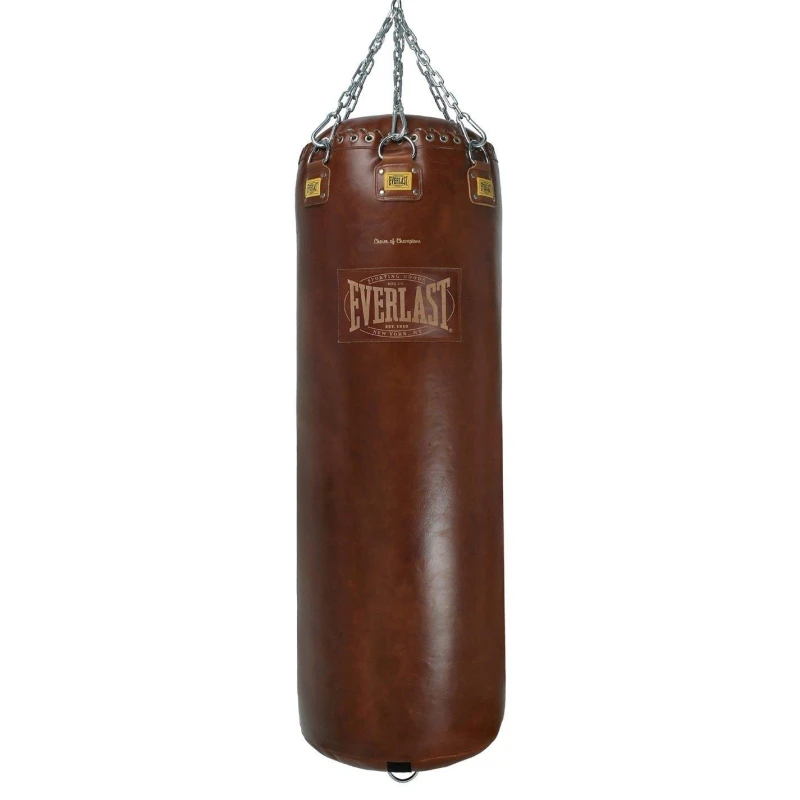 Image of Everlast 1910 Lace Top Heavy Bag (75 KG) Vintage Brown (Filled) Vintage Brown unisex One Size
