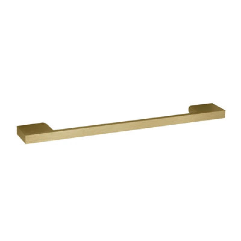 Image of Balterley Square D Shape Furniture Handle 223mm 192mm Centres Brushed Brass Bronze