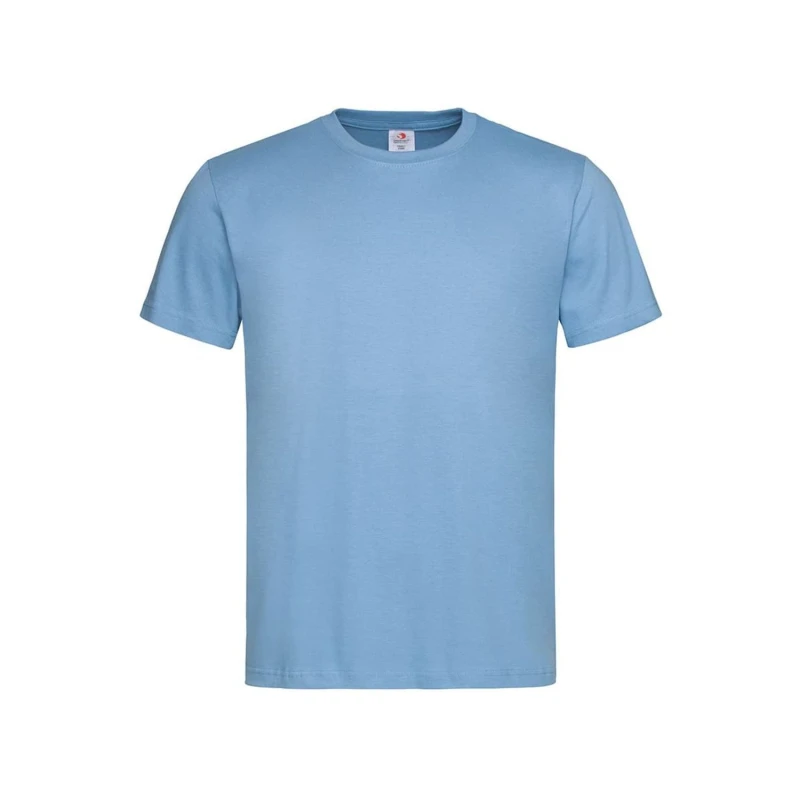 Image of Stedman Classics Mens Stedman Classic Tee in Light Blue Size: XS Light Blue Male XS