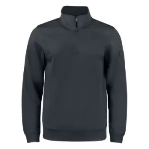 Image of Clique Unisex Adult Basic Active Quarter Zip Sweatshirt (M) (Black)