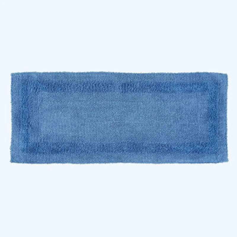 Image of Homescapes Luxury Reversible Bath Mat Runner - Cobalt Blue