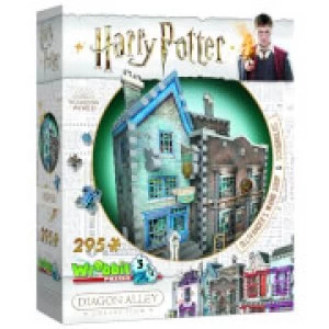 Image of Harry Potter Diagon Alley Collection Ollivander's Wand Shop and Scribbulus 3D Puzzle (295 Pieces)