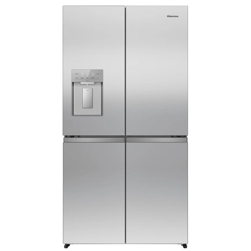 Image of Hisense PureFlex RQ5P640SYSD WiFi Connected Non-Plumbed Total No Frost Multi-door American Fridge Freezer - Stainless Steel - D Rated