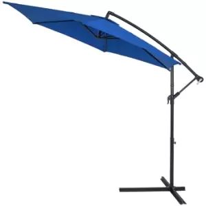 Image of Cantilever Parasol Blue 3.3m Crank & Tilt