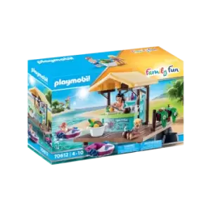 Image of Playmobil Canoe Rental With Juice Bar Playset