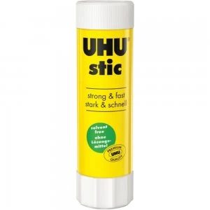 Image of UHU Stic Glue Stick (40g) Solid Washable Non-Toxic PK12