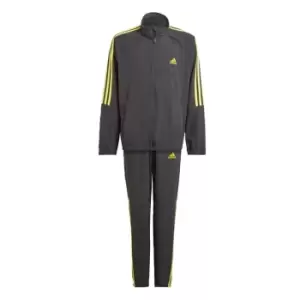 Image of adidas Woven Set Kids - Grey Six / Beam Yellow