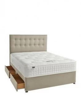 Image of Silentnight Mirapocket Jasmine 2000 Luxury Silk Divan Bed (With Storage Options)