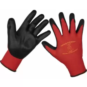 Image of Loops - 120 pairs Flexible Nitrile Foam Palm Gloves - Large - Abrasion Resistant Safety