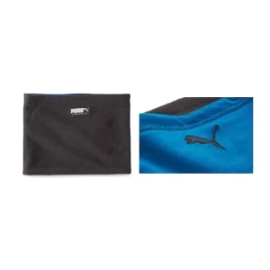 Image of Puma Reversible Fleece Neck Warmer Black/Future Blue