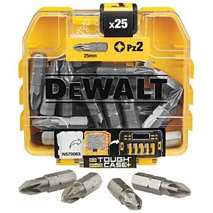 Image of DEWALT PZ2 DT71521-QZ 25mm Standard Tic Tac Bits - Box of 25