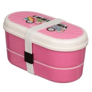 Image of Bento Box Lunch Set - Volkswagen VW T1 Camper Bus Summer Love