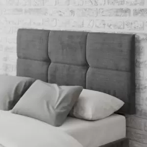 Image of Caine Firenze Velour Headboard Charcoal