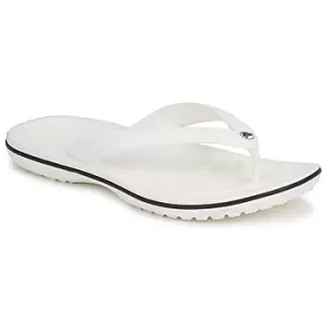 Image of Crocs CROCBAND FLIP mens Flip flops / Sandals (Shoes) in White,12,10,13,5,7,8,7,8,9,10,11,12,13