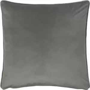 Image of Opulence Soft Velvet Cushion Steel