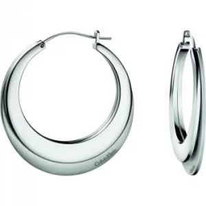 Image of Ladies Calvin Klein Stainless Steel Breathe Earrings