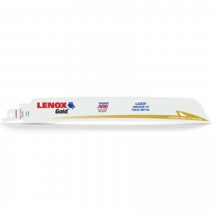 Image of Lenox Gold Lazer 14TPI Medium Thick Metal Cutting Reciprocating Saw Blades 229mm Pack of 5