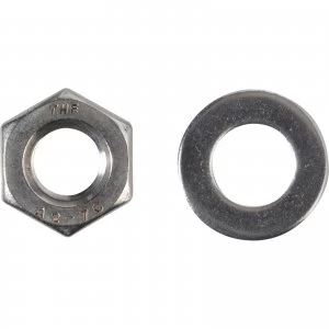 Image of Forgefix A2 Stainless Steel Nuts and Washers M10 Pack of 8