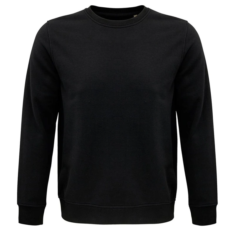Image of SOL'S Mens Comet Sweatshirt in Black Size: XS Black Male XS