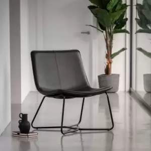 Image of Gallery Direct Hilo Lounge Chair Charcoal 655X675X755Mm