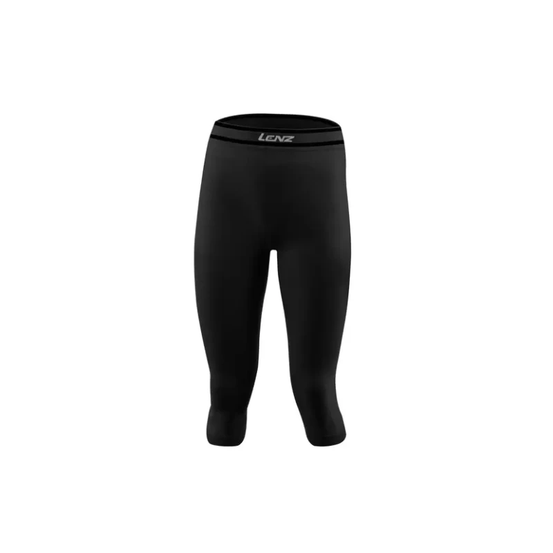 Image of Womens 3/4 Legging Lenz Merino 6.0 Noir Female L
