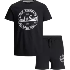 Image of Jack and Jones Jack & Jones T-Shirt And Shorts Set Junior - Black