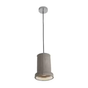 Image of Larissa Lighting - Larissa Alimos Dome Ceiling Dome Pendant 1 Light Concrete