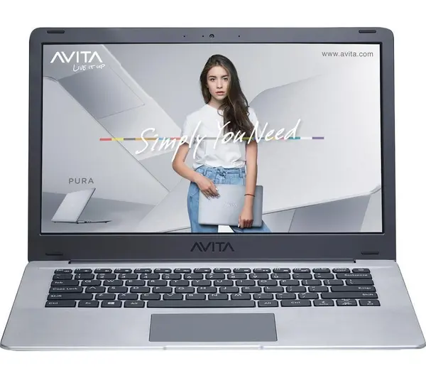 Image of AVITA Pura 14" Laptop - AMD Ryzen 5, 256GB SSD, Silver/Grey