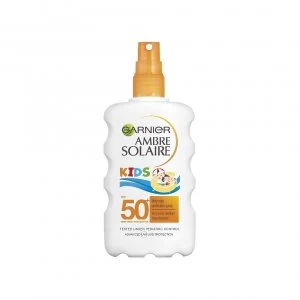 Image of Garnier Ambre Solaire Kids Moisturising Lotion Very High Protection SPF50+ 200ml Lotion