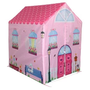 Image of Charles Bentley Childrens Pink Girls Playhouse