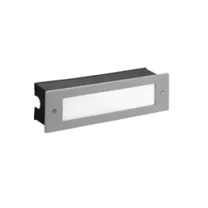 Image of Micenas Outdoor LED Recessed Wall Light Grey 29.8cm 1140lm 3000K IP65