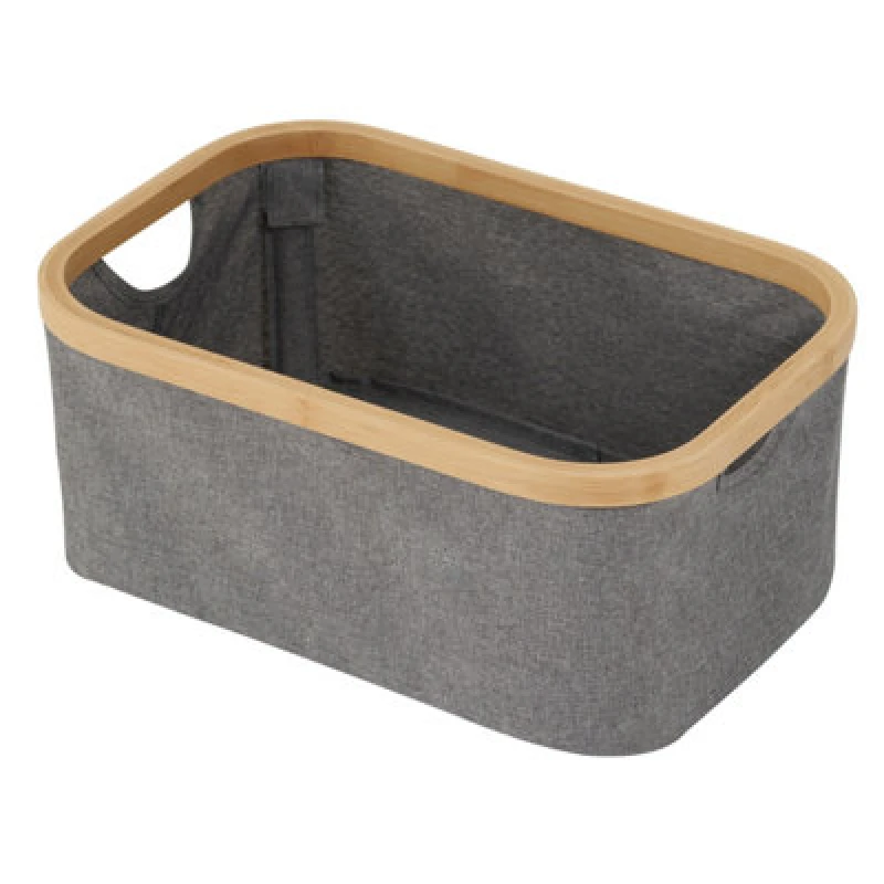Image of Showerdrape Cotswold Grey Bathroom Storage Basket Grey