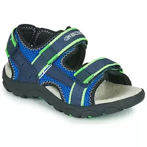 Image of Geox JR SANDAL STRADA boys's Childrens Sandals in Blue - Sizes 10 kid,11 kid,13 kid,1.5 kid