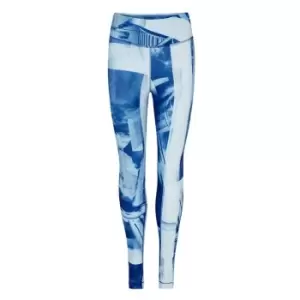 Image of Reebok Bold Leggings Womens - Blue