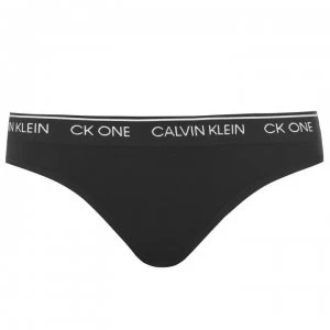 Image of Calvin Klein ONE Cotton Thong - Black