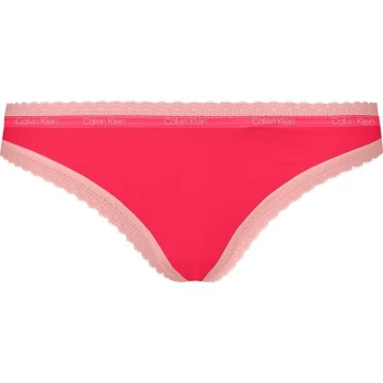Image of Calvin Klein Bottoms Up Thong - Strawberry Shke