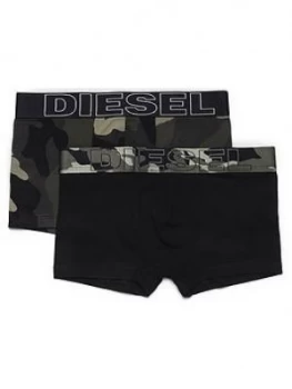 Image of Diesel Boys 2 Pack Camo Print Boxer - Multi