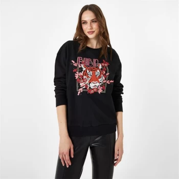 Image of Biba BIBA Embroidered Sweatshirt - Black