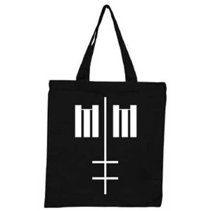 Image of Marilyn Manson - Cross Logo Cotton Tote Bag