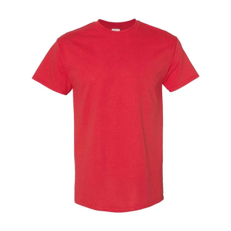 Image of Gildan Mens Heavy Cotton T-Shirt in Red Size: 3XL Red Male 3XL