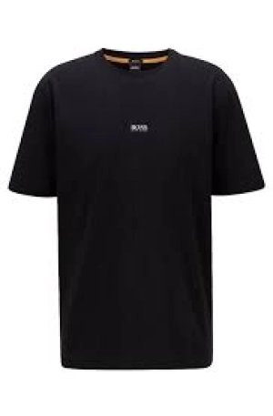 Image of Hugo Boss Center Logo Crew Neck T-Shirt Black Size 2XL Men