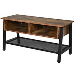 Image of HOMCOM TV Stand 833-795 Brown 400 x 1,000 x 505 mm