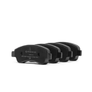 Image of METZGER Brake pad set GREENPARTS 1170026 Brake pads,Brake pad set, disc brake PEUGEOT,CITROEN,DS,206 Schragheck (2A/C),206 CC (2D),207 (WA_, WC_)