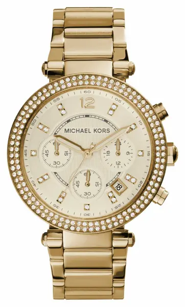 Image of Michael Kors MK5354 Parker Gold-toned Stainless Steel Watch