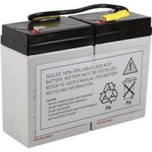 Image of UPS battery Conrad energy replaces original battery RBC1 Suitable for model BK