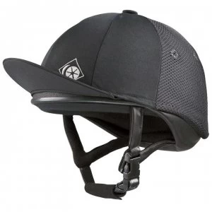 Image of Charles Owen J3 Skull Riding Hat Junior - Black