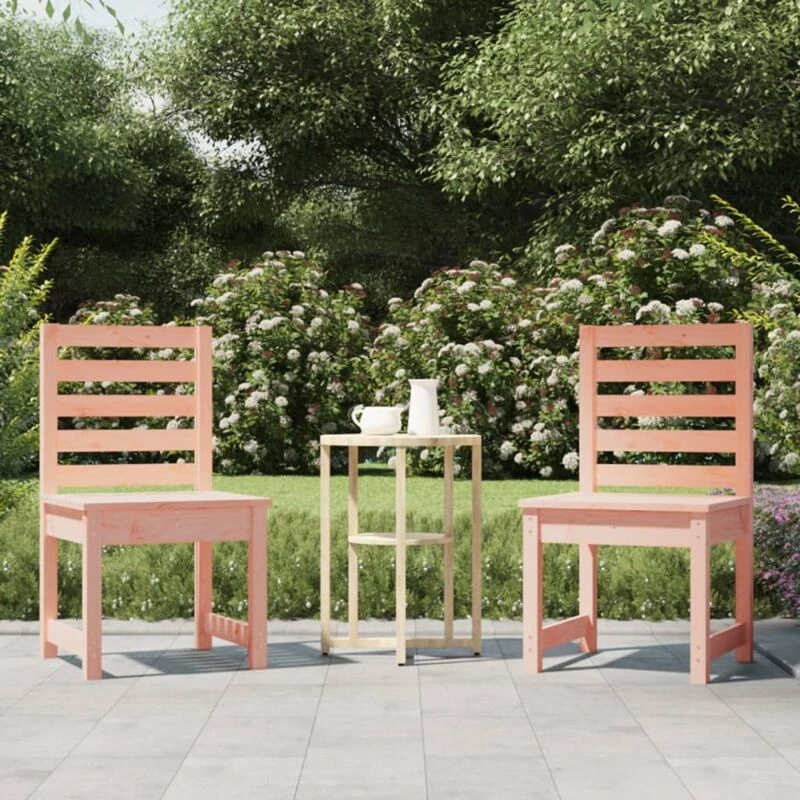 Image of VIDAXL Garden Chairs 2 pcs 50x48x91.5cm Solid Wood Douglas Vidaxl 8720845691530