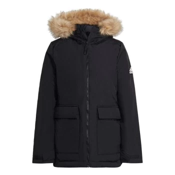 Image of adidas Utilitas Hooded Parka Womens - Black