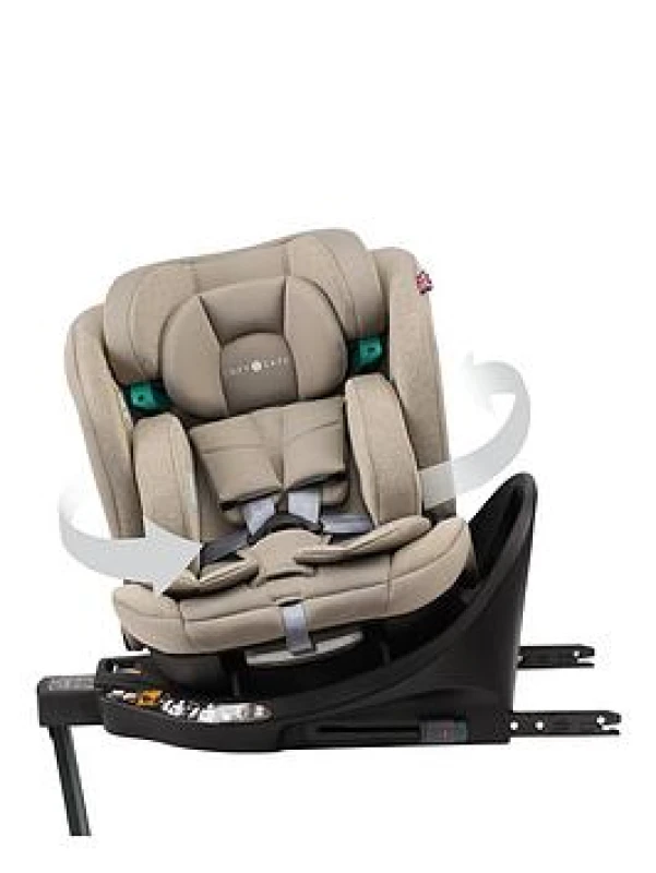 Image of Cozy N Safe Stanford 360&deg; 40-150cm Child Car Seat - Ecru, Cream EST326-2